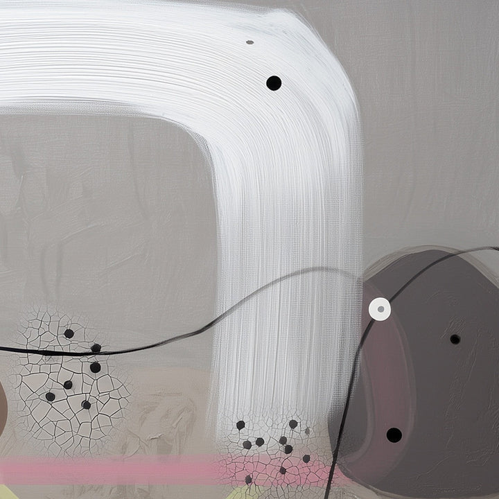 Silent Balance - Organic Minimalist Abstract Wall Art Painting