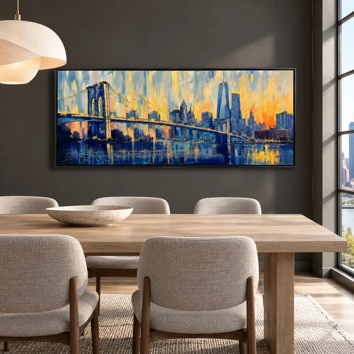 AI2332 black frame in a distinct closer medium home interior