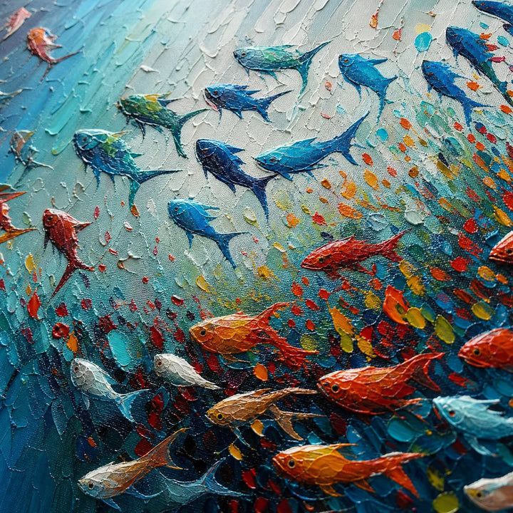 Abstract Fish Painting TA