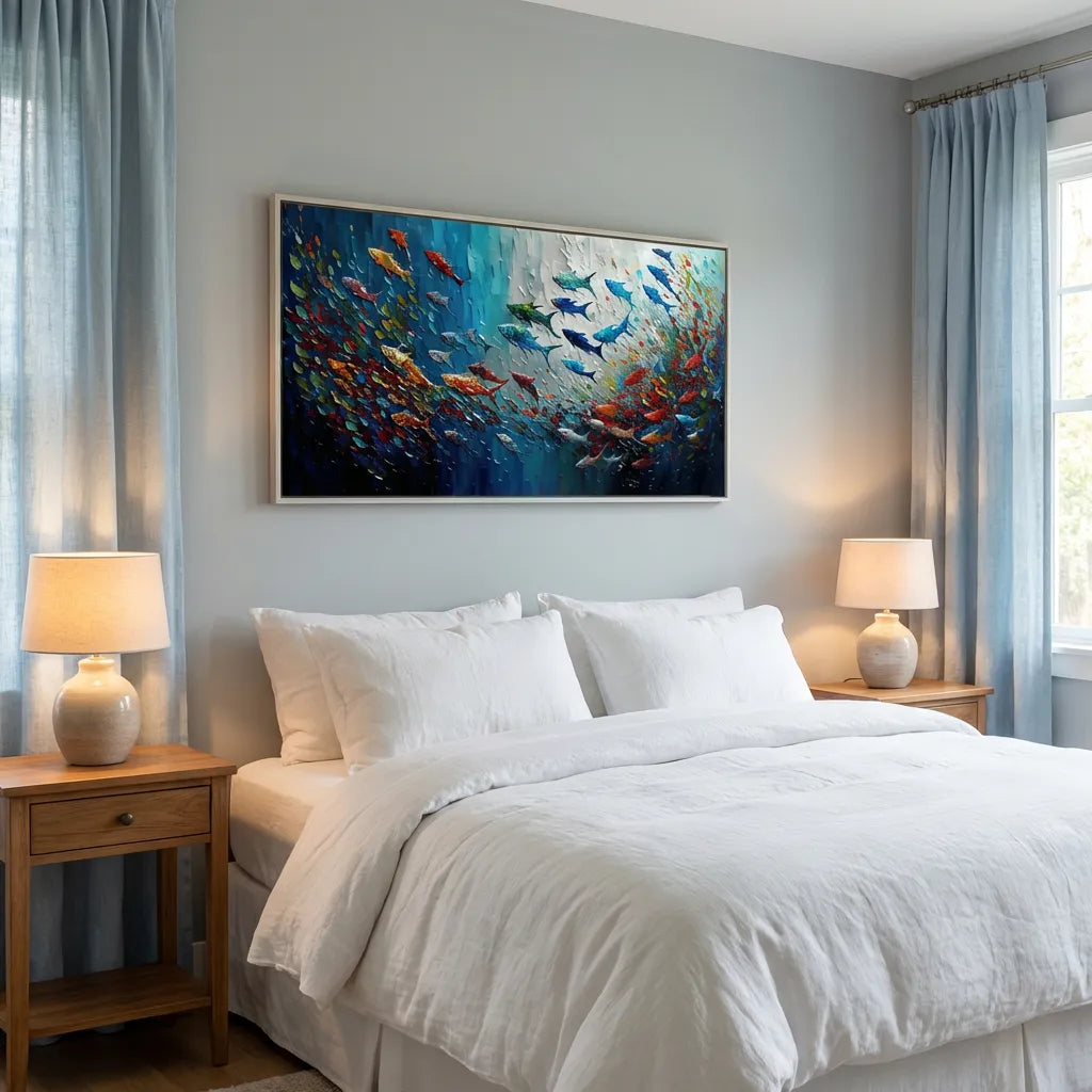 Abstract Fish Painting TA