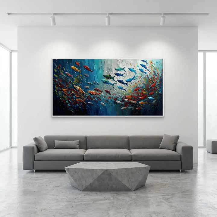 Abstract Fish Painting TA