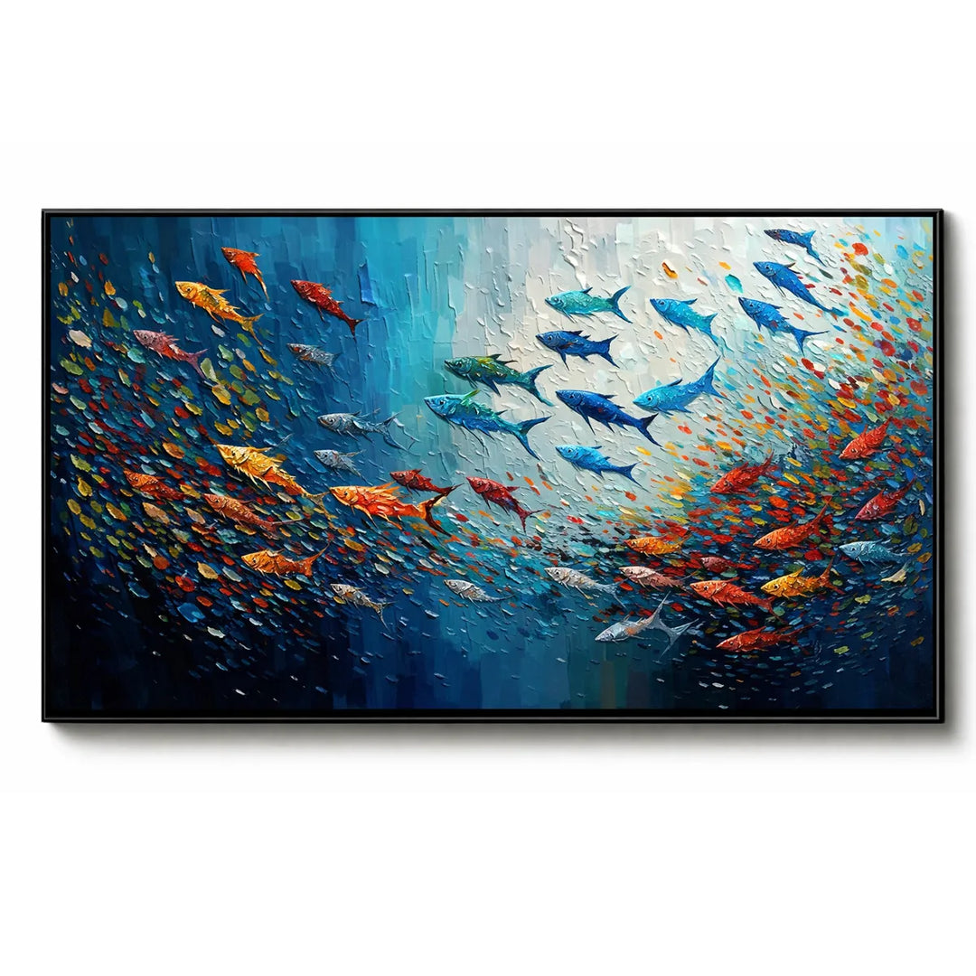 Abstract Fish Painting TA