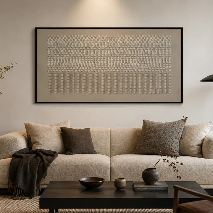 Abstract Geometric Texture Wall Art HM