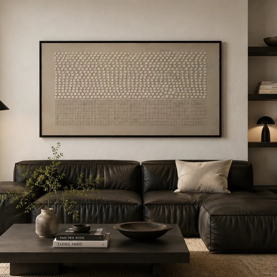 Abstract Geometric Texture Wall Art HM