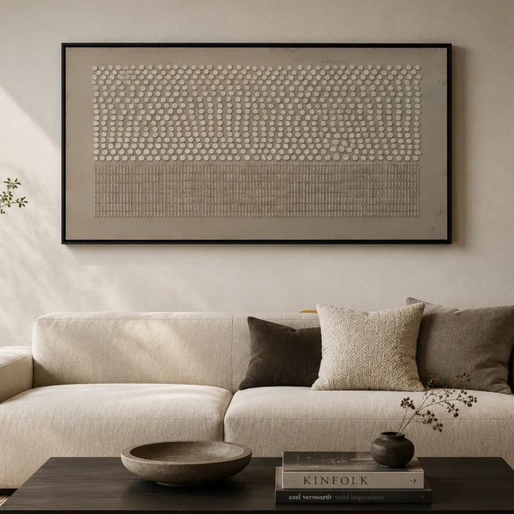Abstract Geometric Texture Wall Art HM