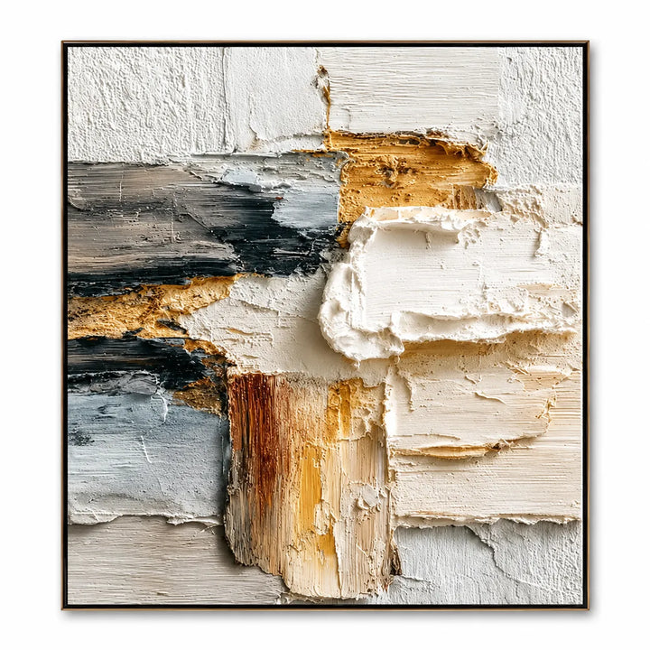 Abstract Textured Oil Painting Canvas Wall Art AA