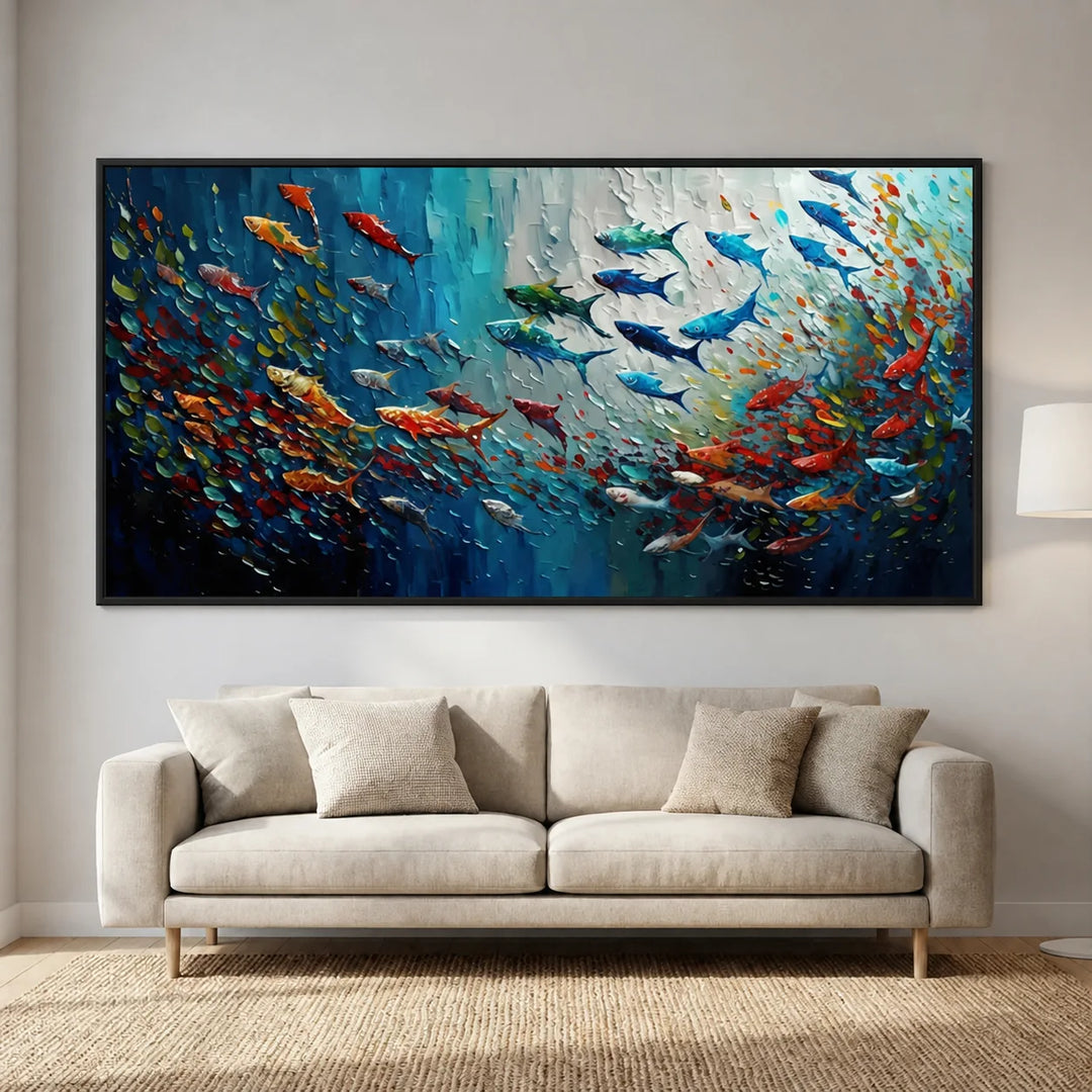 Abstract Fish Painting TA