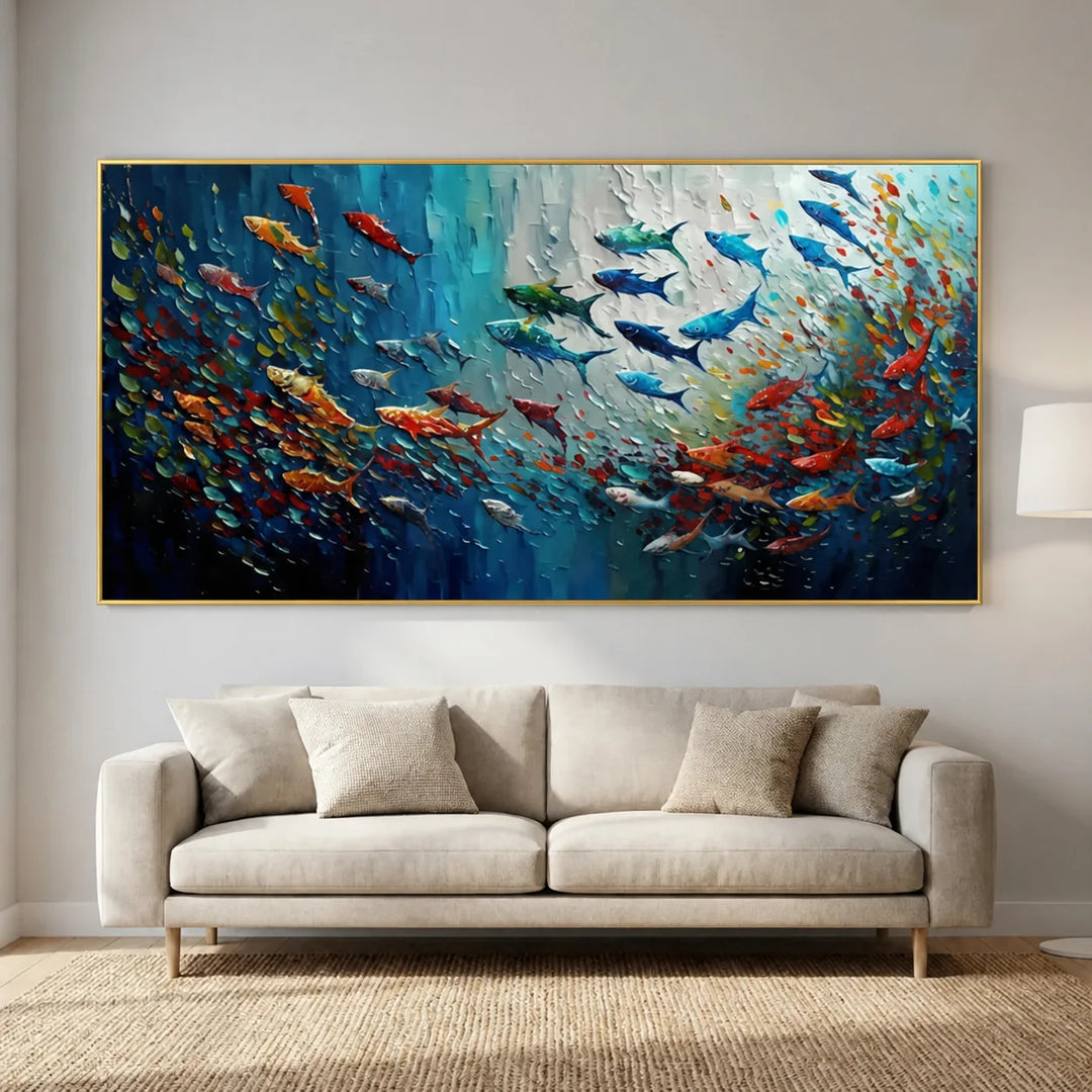 Abstract Fish Painting TA