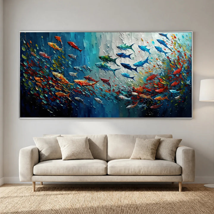Abstract Fish Painting TA