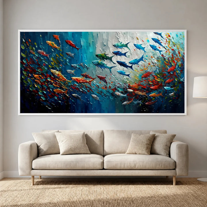 Abstract Fish Painting TA