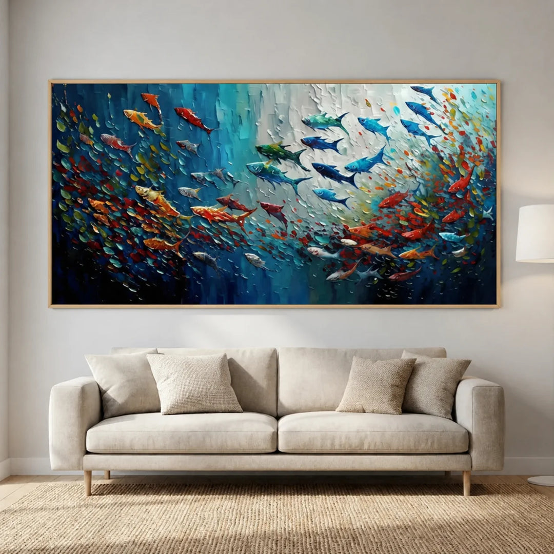 Abstract Fish Painting TA