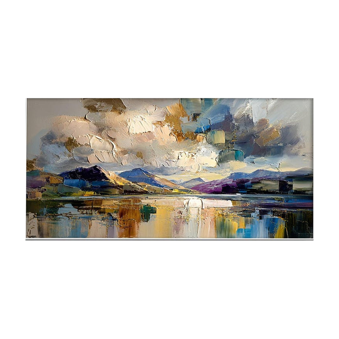 Abstract Stormy Landscape Hand-Painted | HM