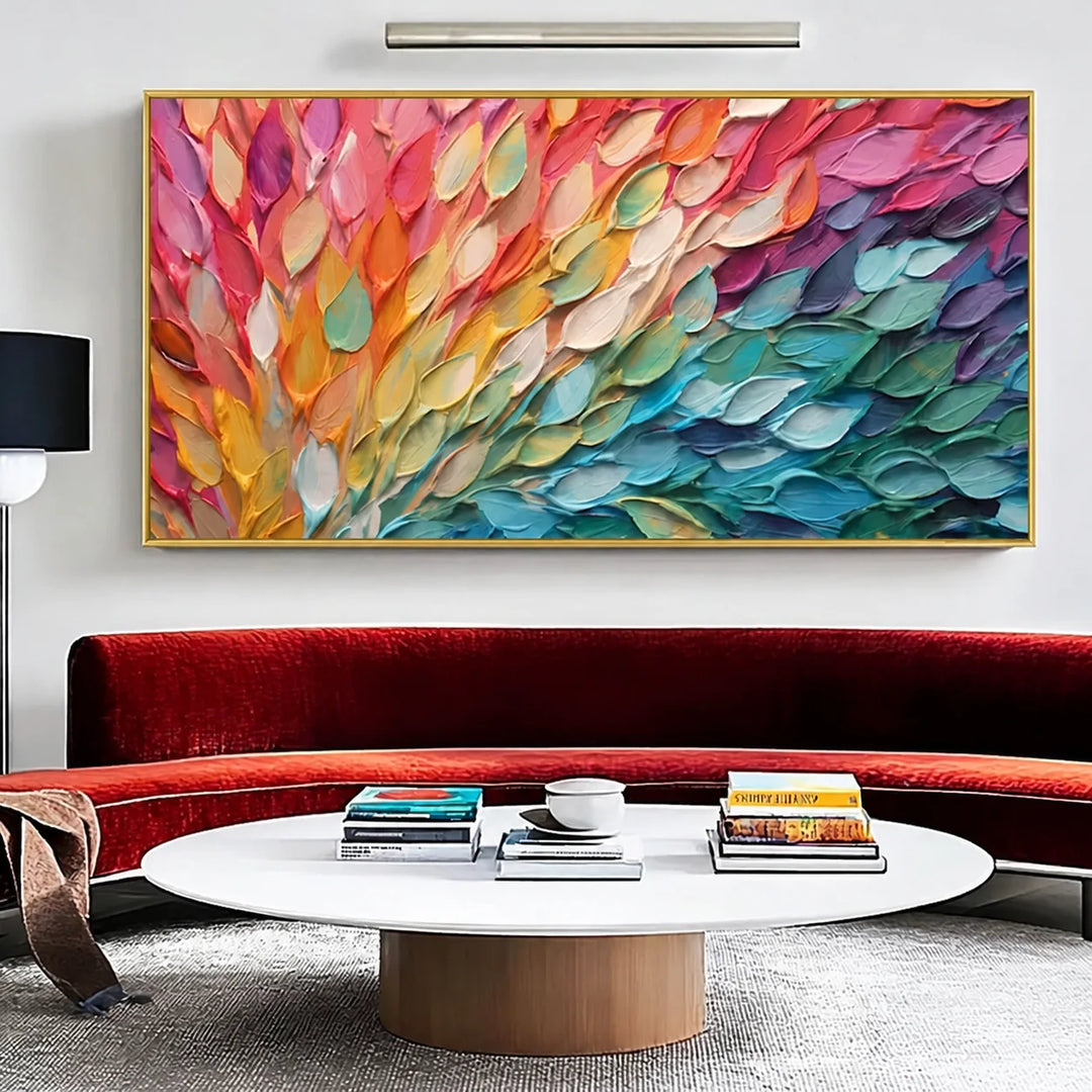 Aurora Bloom - Colorburst Abstract Wall Art Painting MT
