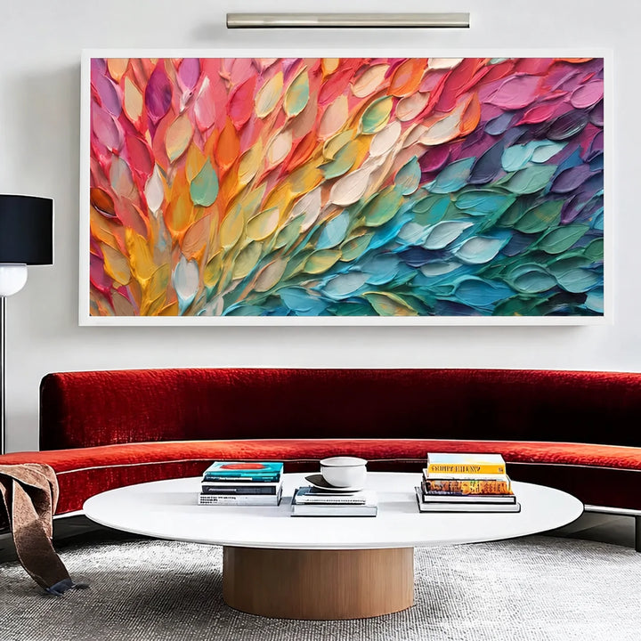 Aurora Bloom - Colorburst Abstract Wall Art Painting MT