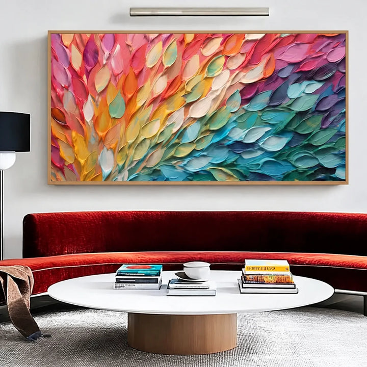 Aurora Bloom - Colorburst Abstract Wall Art Painting MT