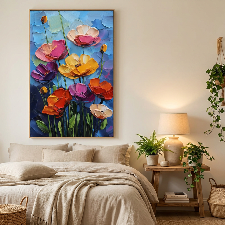 Azure Bloom Garden Painting AA#2330