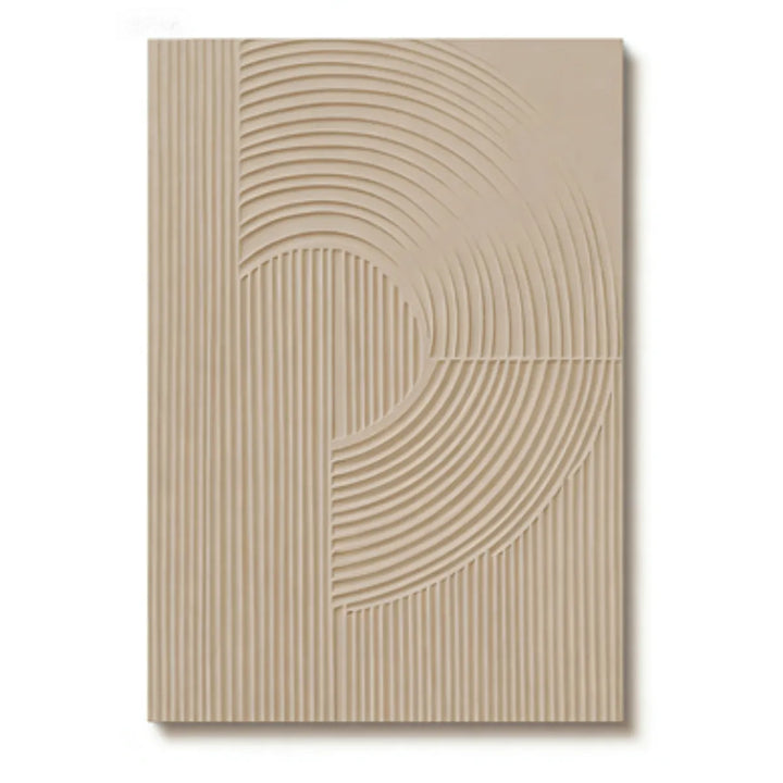 Beige Textured Minimalist Painting TA