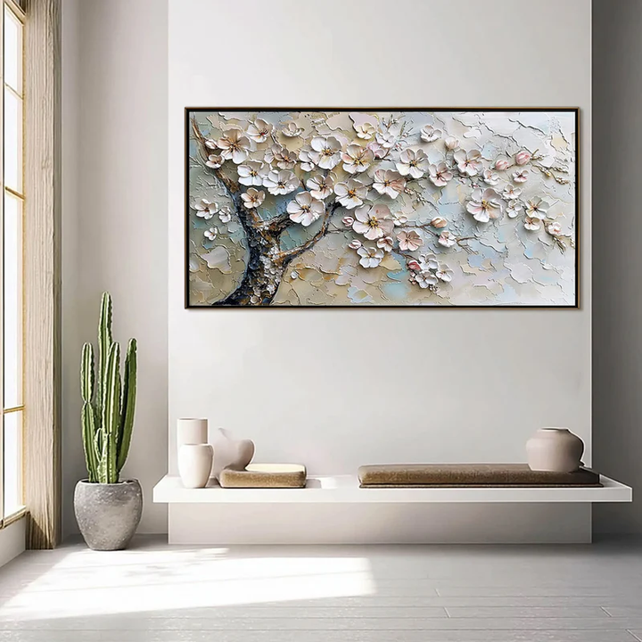 Blossom Branch Textured Painting MT