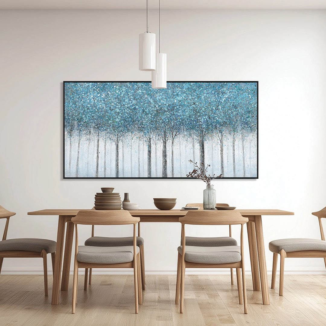 Blue Forest Abstract Painting MT#2637
