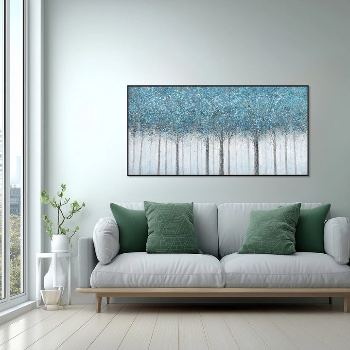 Blue Forest Abstract Painting MT#2637