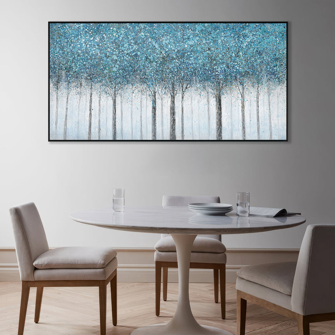 Blue Forest Abstract Painting MT#2637