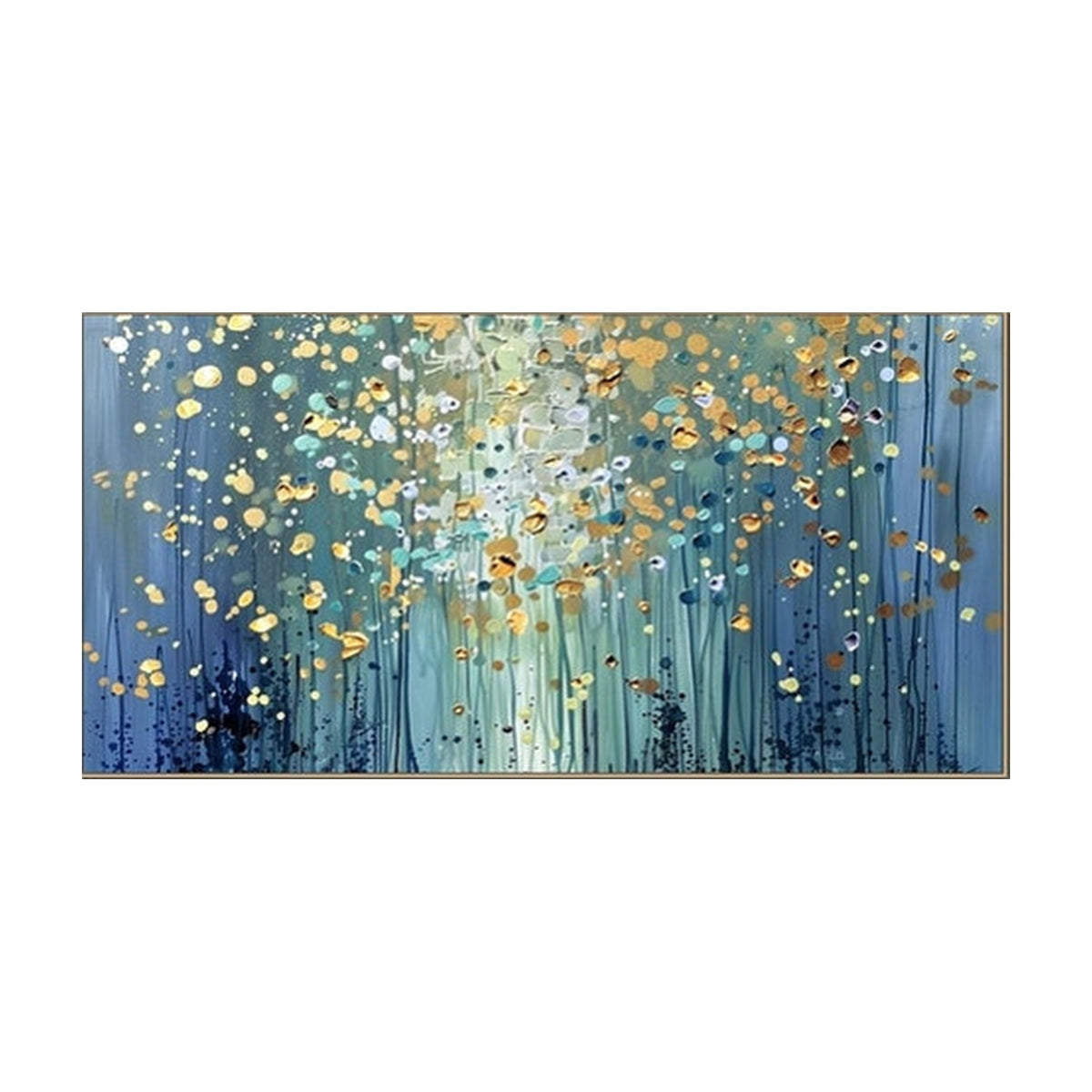 Blue and Gold Hand-Painted | HM#0714