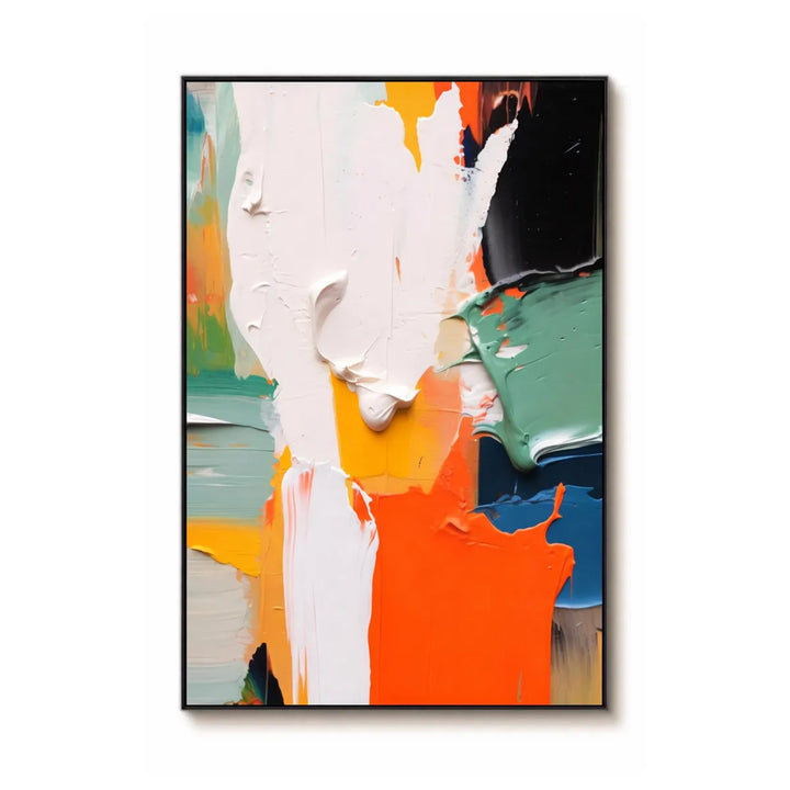Bold Color Textured Abstract Painting TA