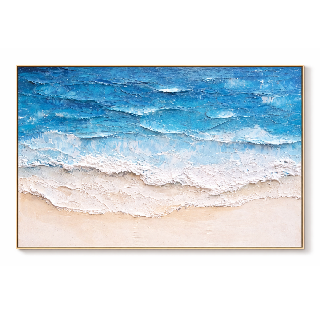Bright Tide Sandshore Abstract Painting SP#2108
