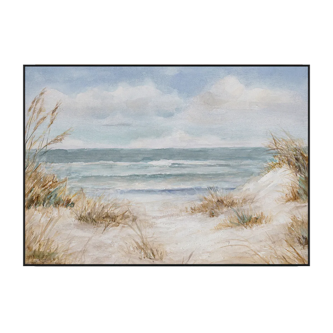 Calm Coastal Seascape Painting MT