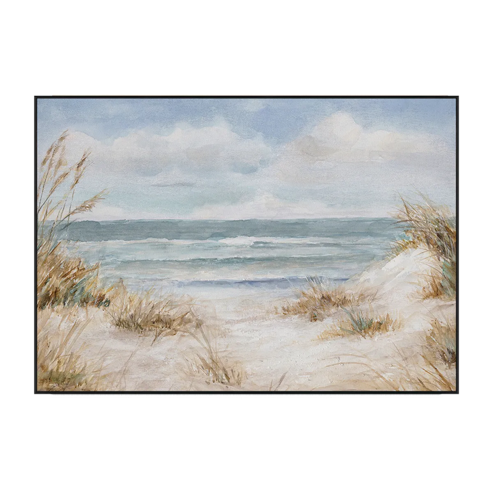 Calm Coastal Seascape Painting MT