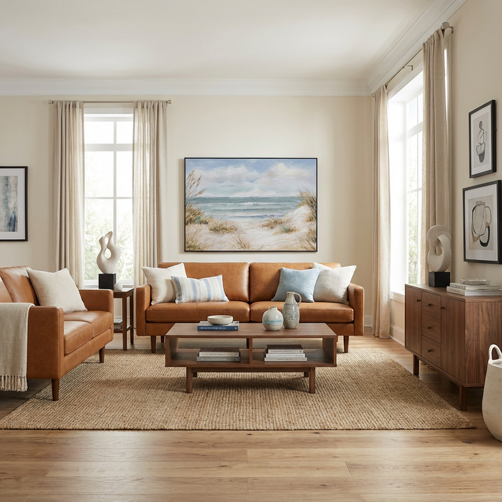 Calm Coastal Seascape Painting MT#2639