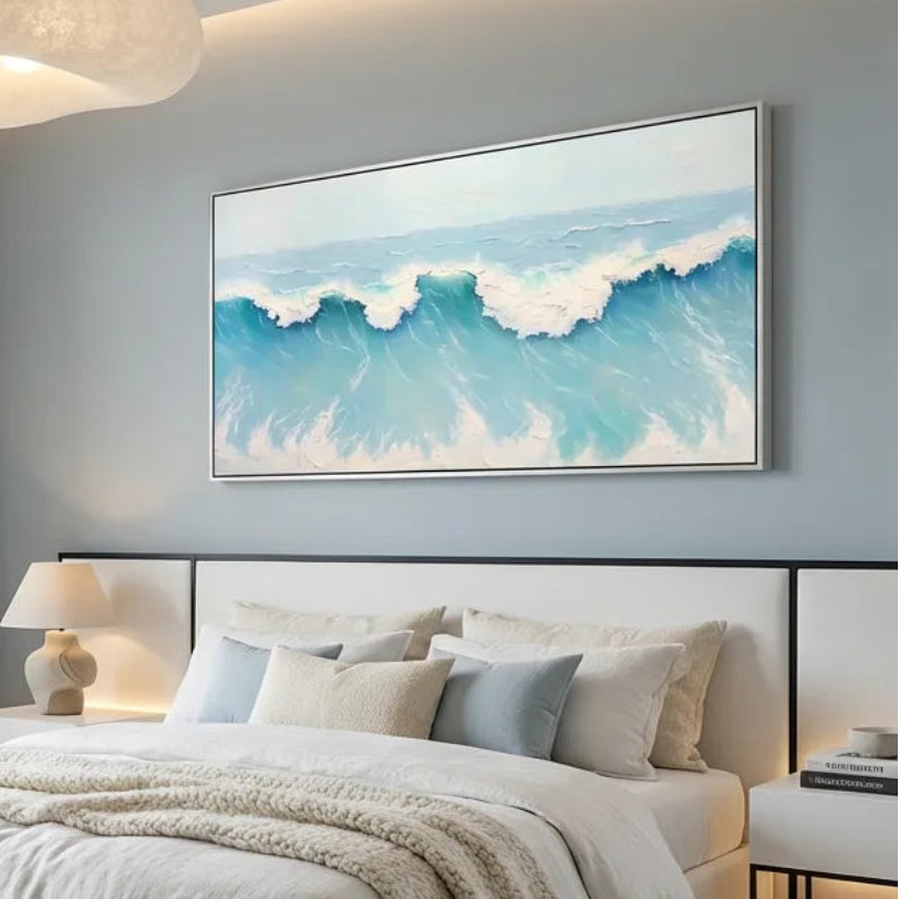 Coastal Wave Painting TA#3031 — Existing room preview room preview
