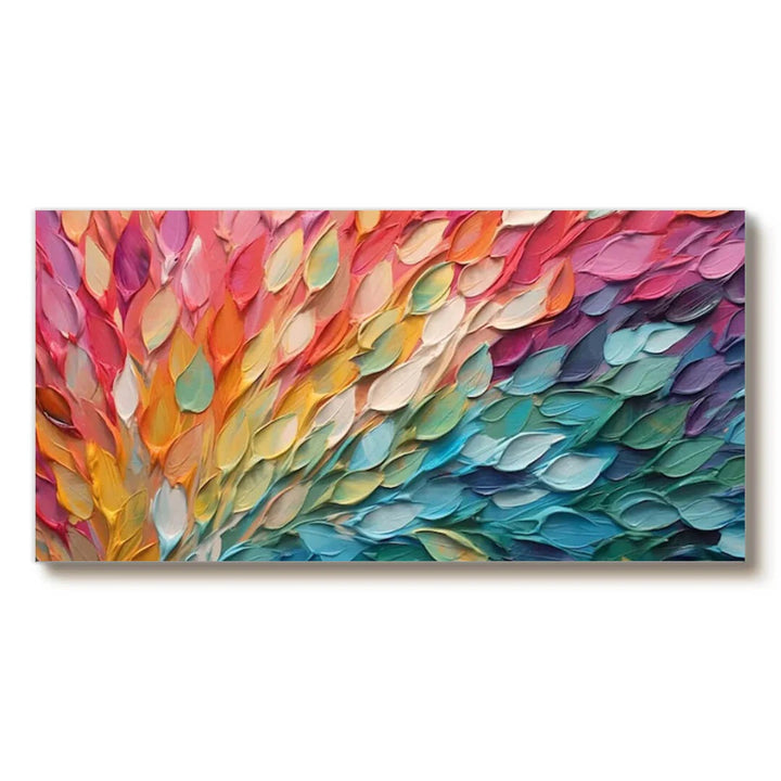 Aurora Bloom - Colorburst Abstract Wall Art Painting MT#2228