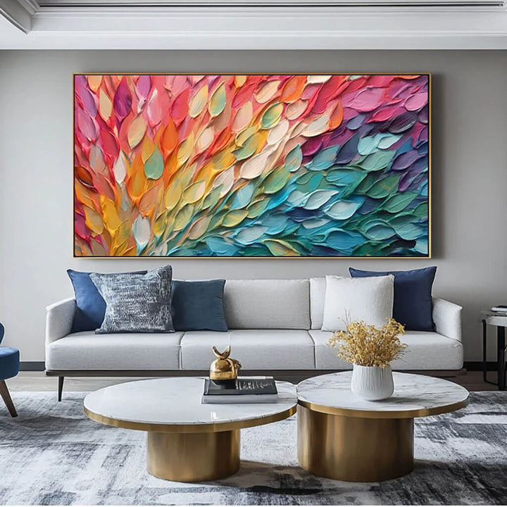 Aurora Bloom - Colorburst Abstract Wall Art Painting MT#2228