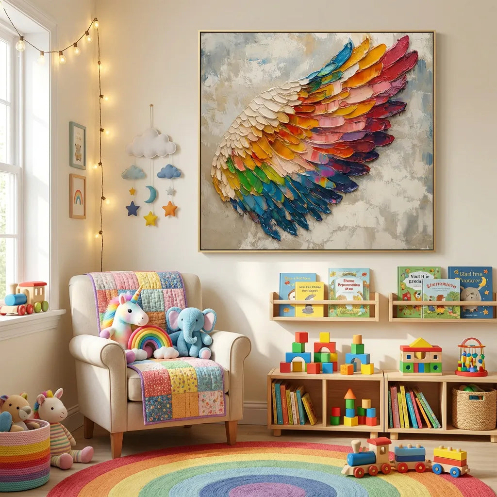 Colorful Textured Abstract Painting TA