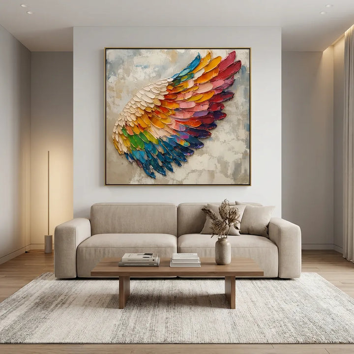 Colorful Textured Abstract Painting TA