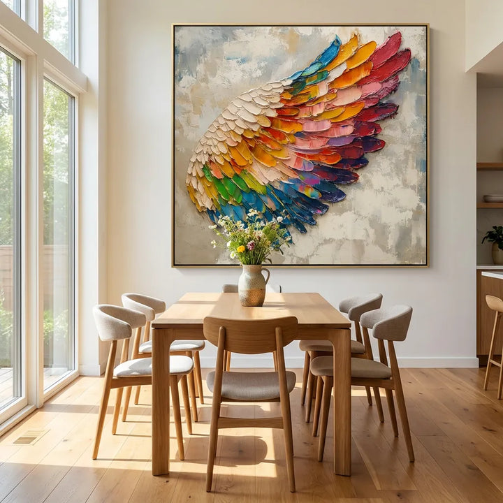 Colorful Textured Abstract Painting TA