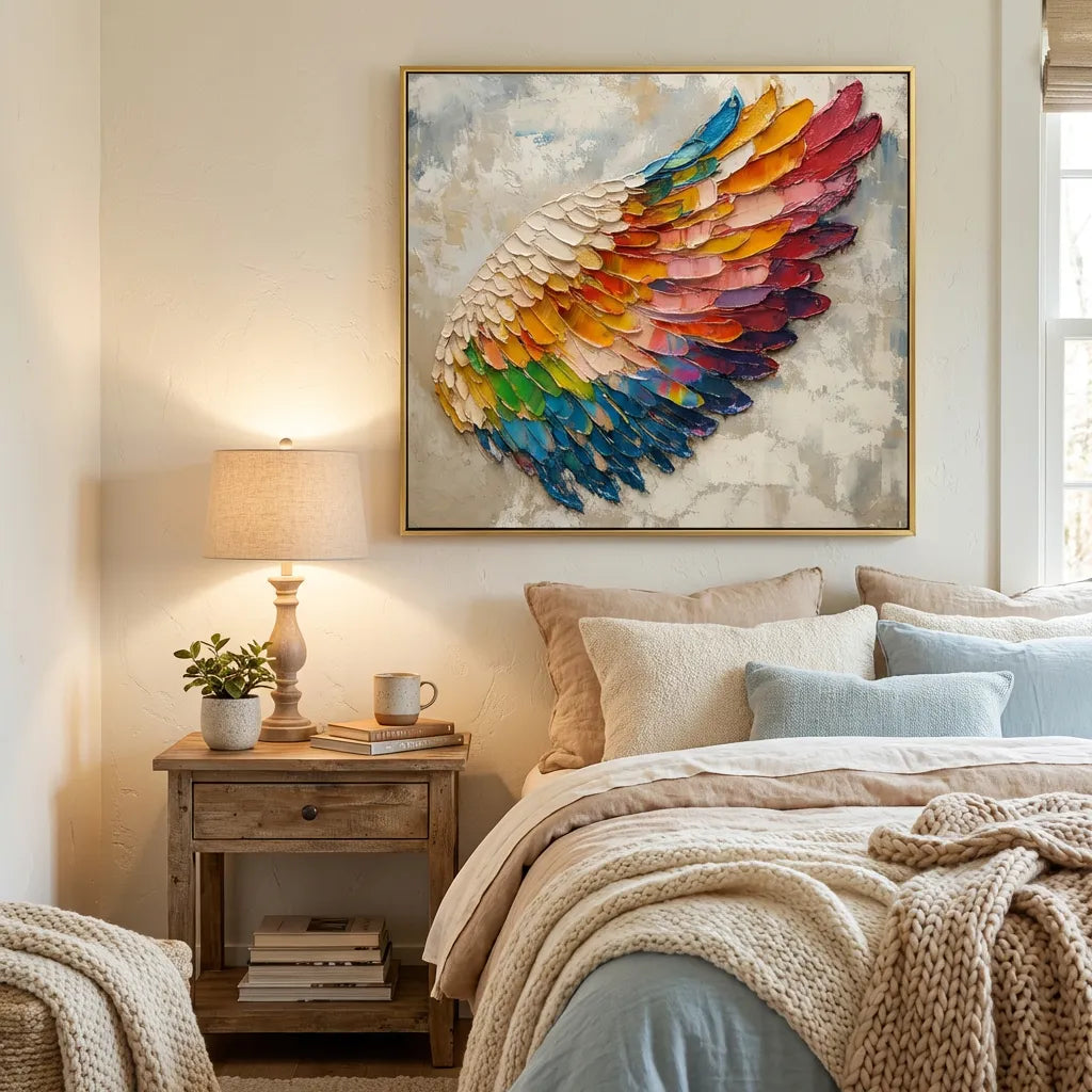 Colorful Textured Abstract Painting TA