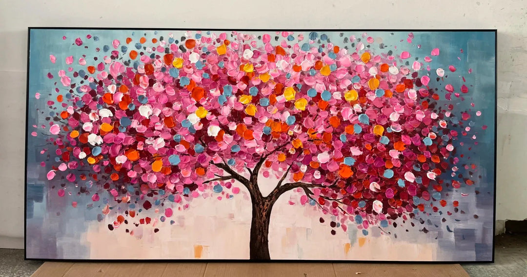 Colorful Tree Abstract Painting MT