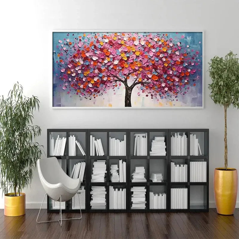 Colorful Tree Abstract Painting MT