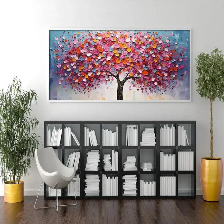 Colorful Tree Abstract Painting MT