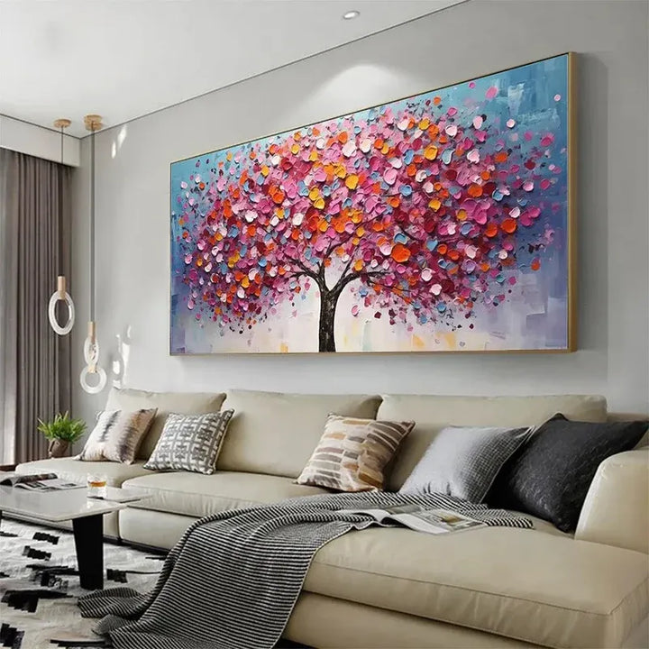 Colorful Tree Abstract Painting MT