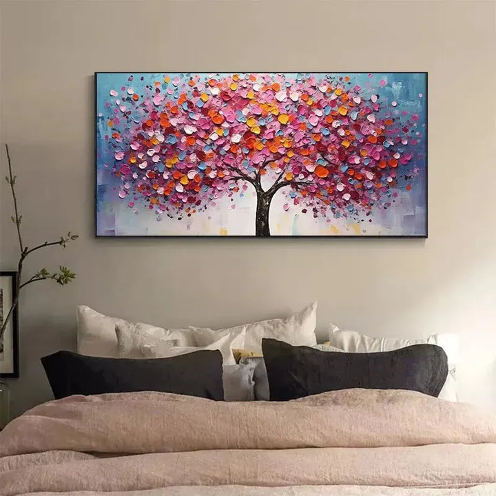 Colorful Tree Abstract Painting MT
