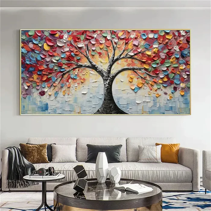 Colorful Tree Abstract Painting MT#2632