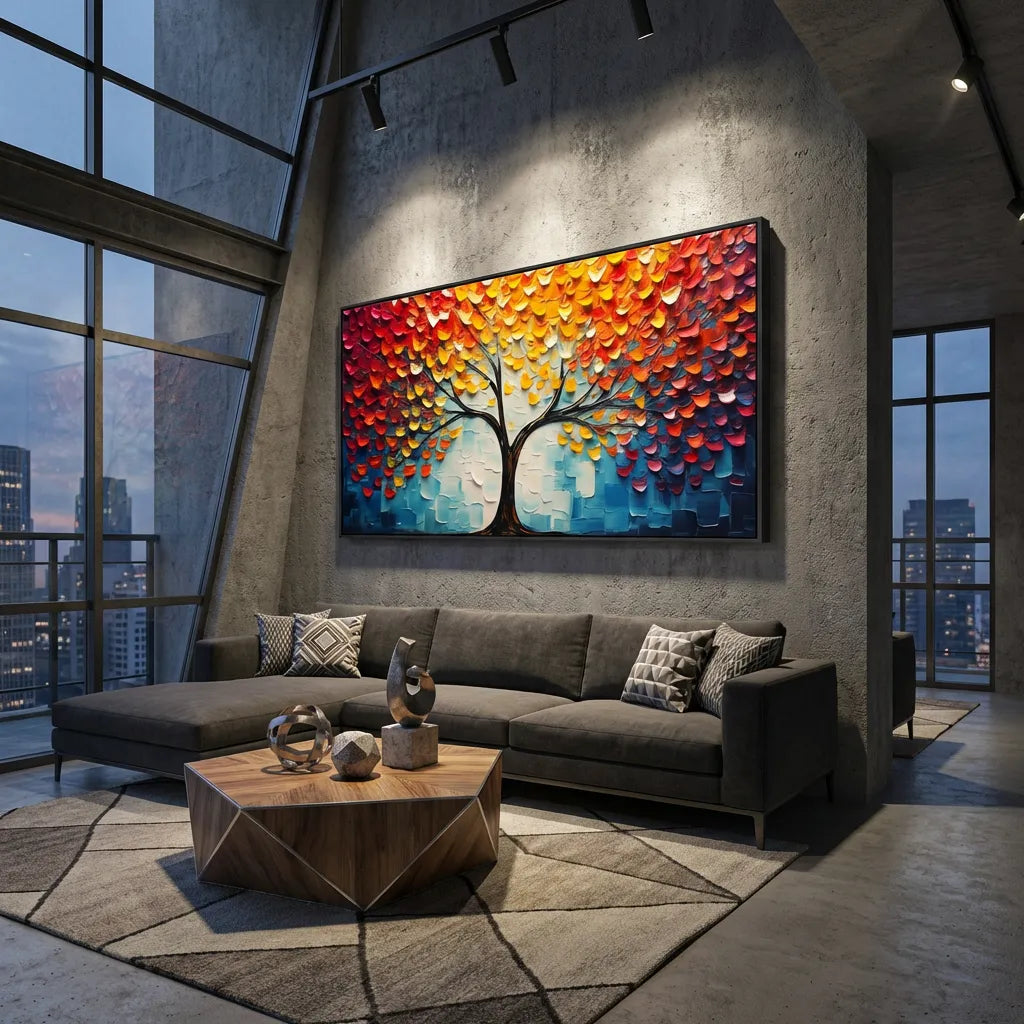 Colorful Tree PaintingTA