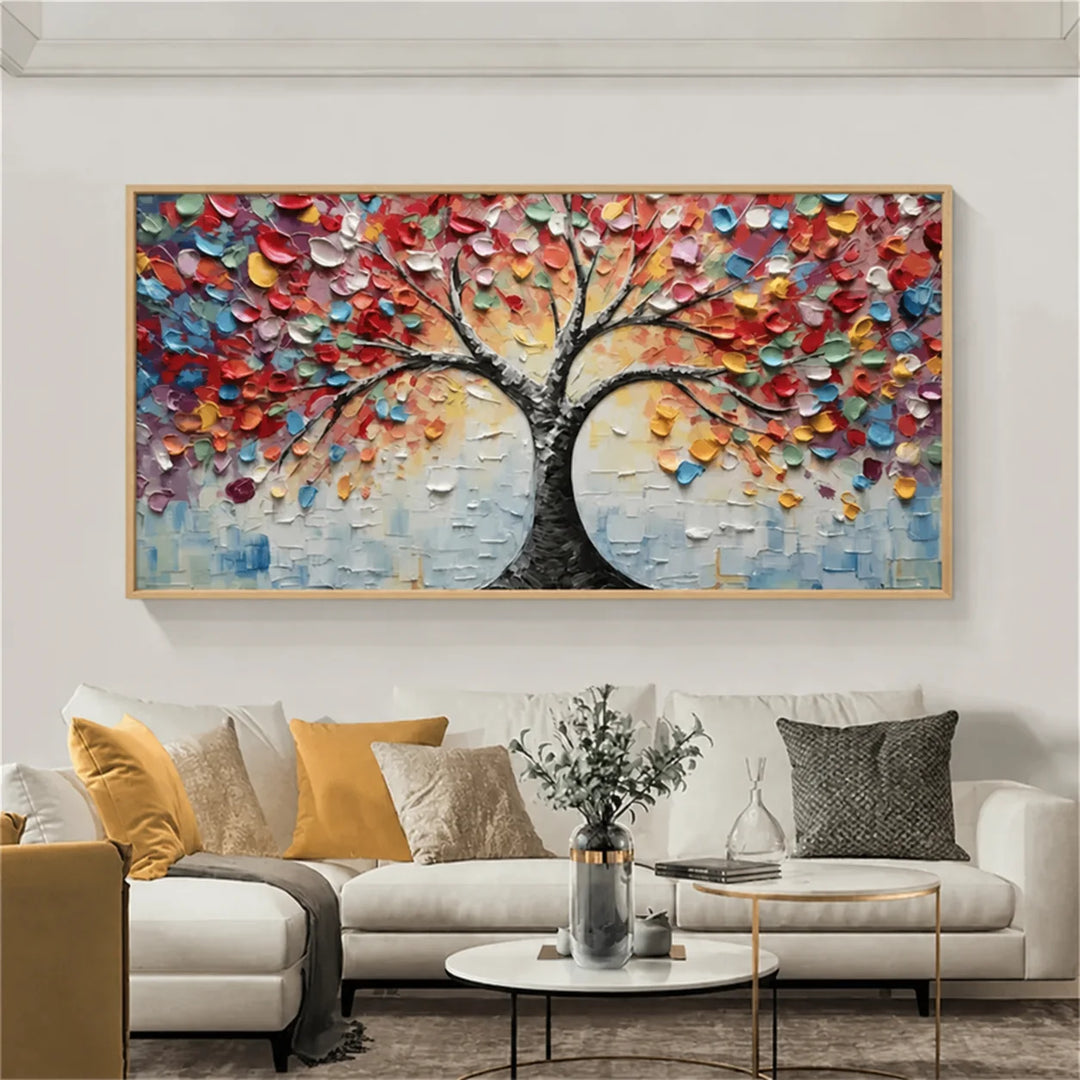 Colorful Tree Abstract Painting MT