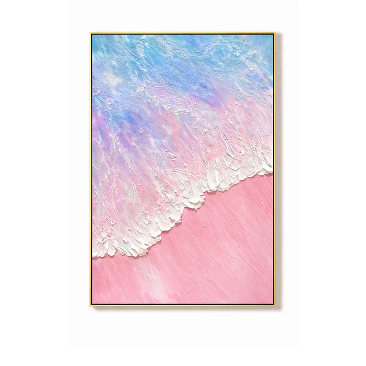 Dawn Blush-Pink Abstract Painting SP