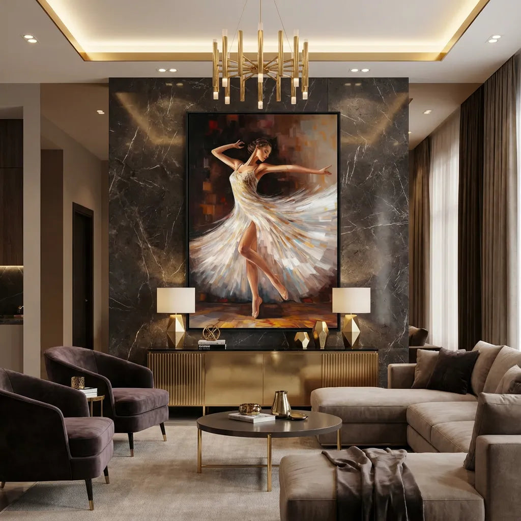 Elegant Ballet Dance Painting PP