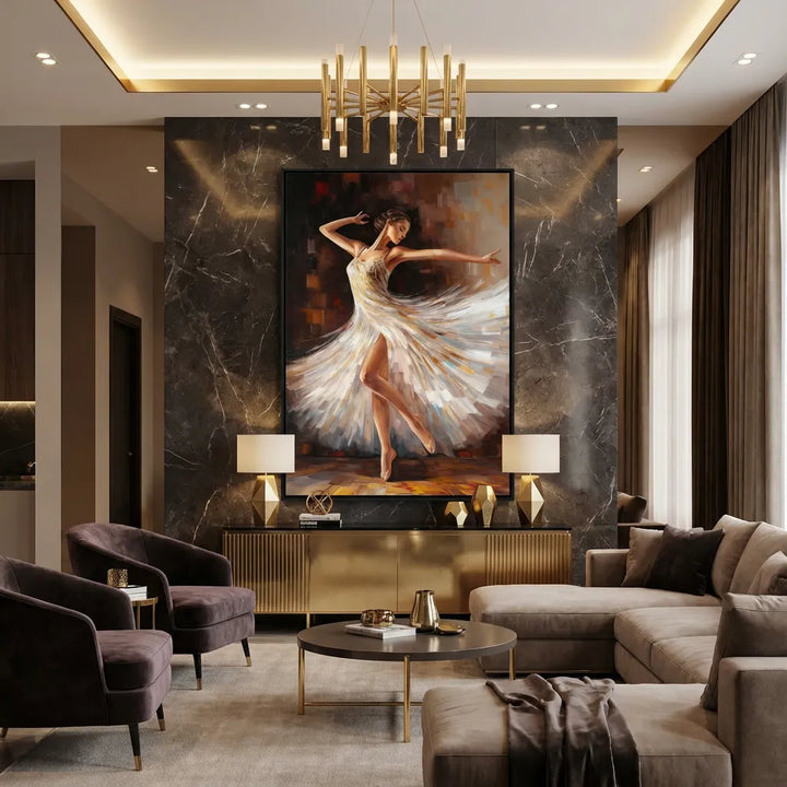 Elegant Ballet Dance Painting PP