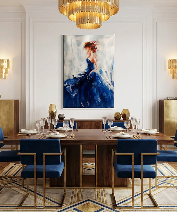 Elegant Woman Abstract Painting TA